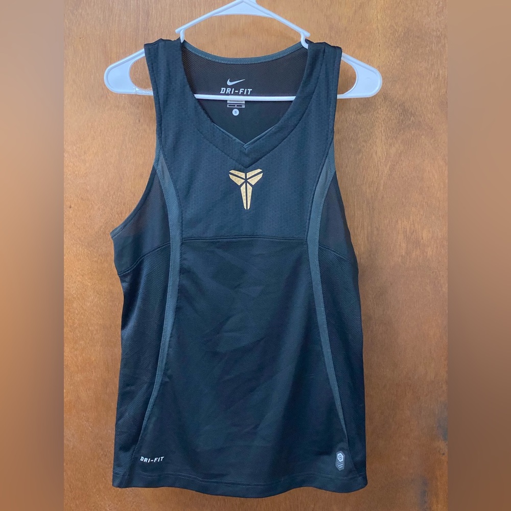 Nike Tank Top Men's Small Black KOBE BRYANT Mamba